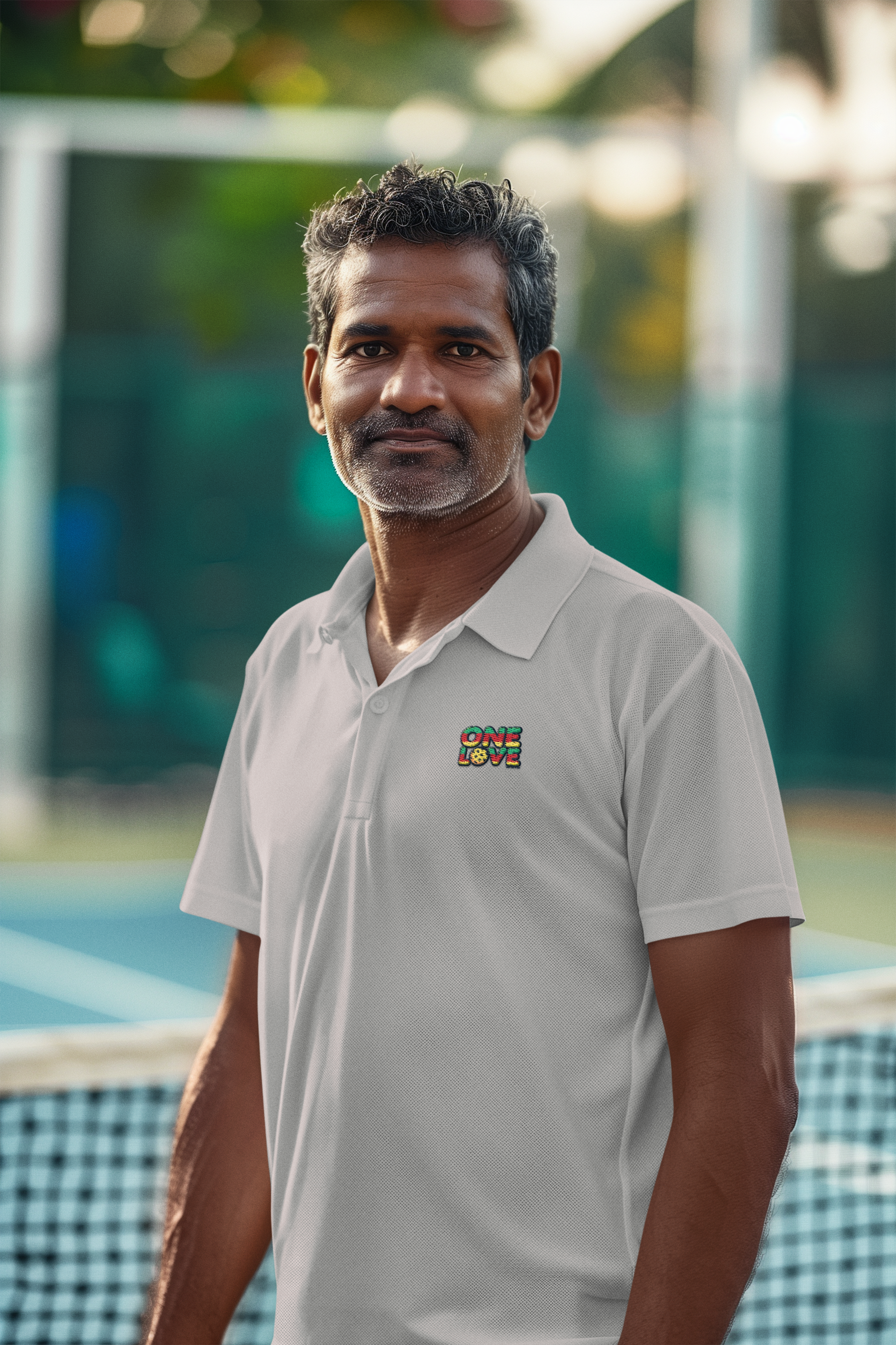 Unisex Pickleball Polo – “One Love Logo"  | Sunny State of Mind Pickleball